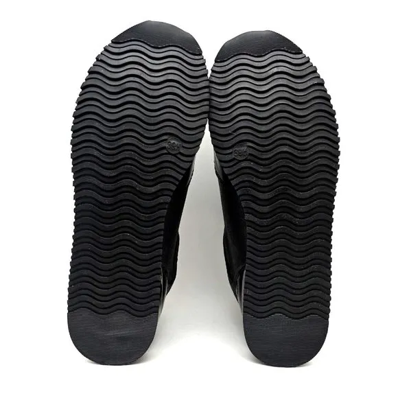 Caprice Comfort Slip On Zipper Leather Black Patent Leather Women's Size 8.5