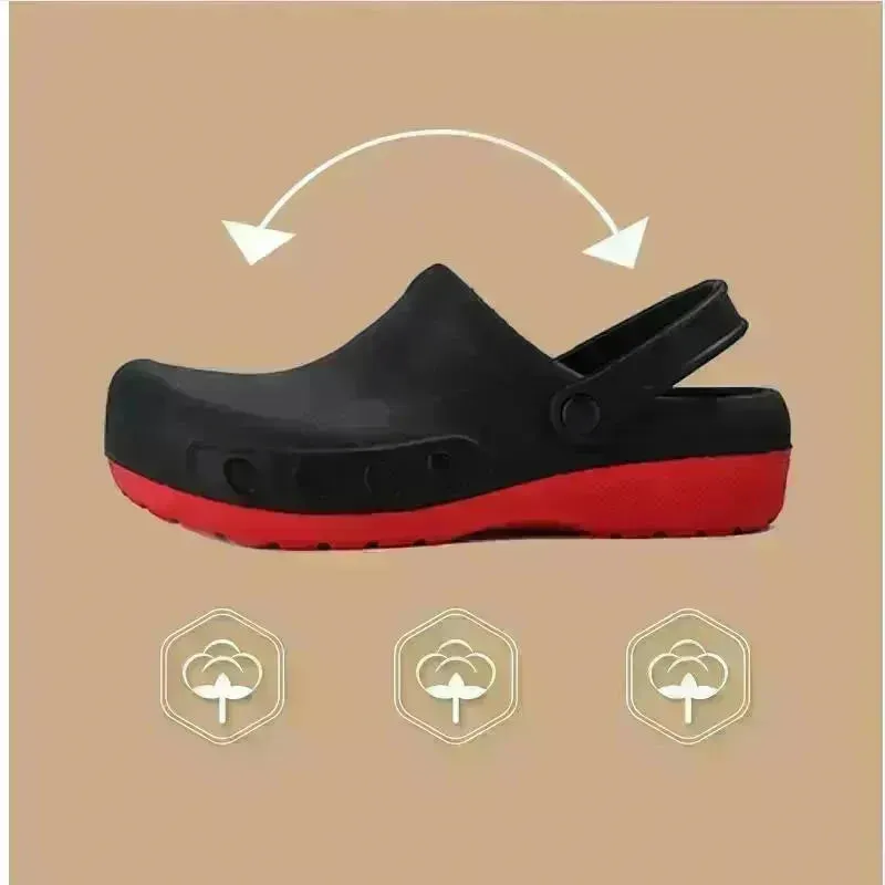 Casual Unisex EVA Rubber Summer Clog Slip on Hospital Hotel Home Beach Clog Shoe