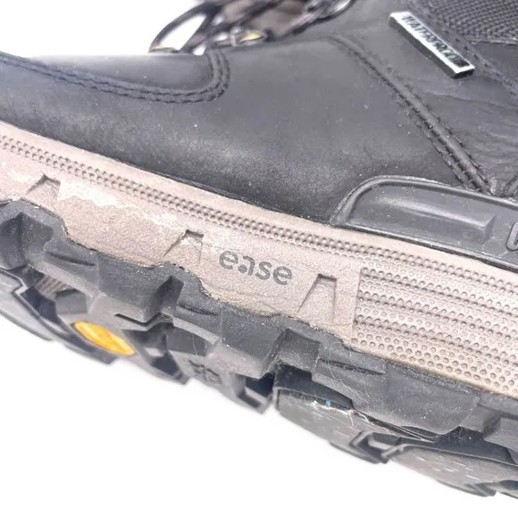 Caterpillar Men Casual Stiction Hiker Waterproof Ice Boots Lace Up Black Size 10