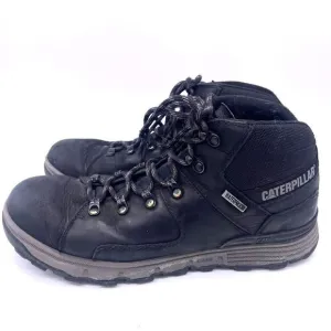 Caterpillar Men Casual Stiction Hiker Waterproof Ice Boots Lace Up Black Size 10