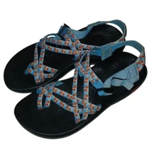 Chaco Blue Hiking Sandals