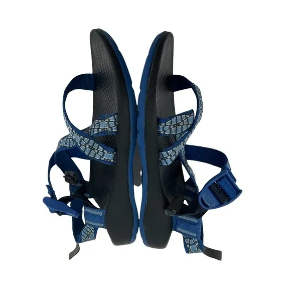 Chaco Blue Z1 Ecotread Strappy Sandals Size 4 Kid's