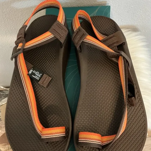 Chaco Bodhi Brown and Orange Sandals