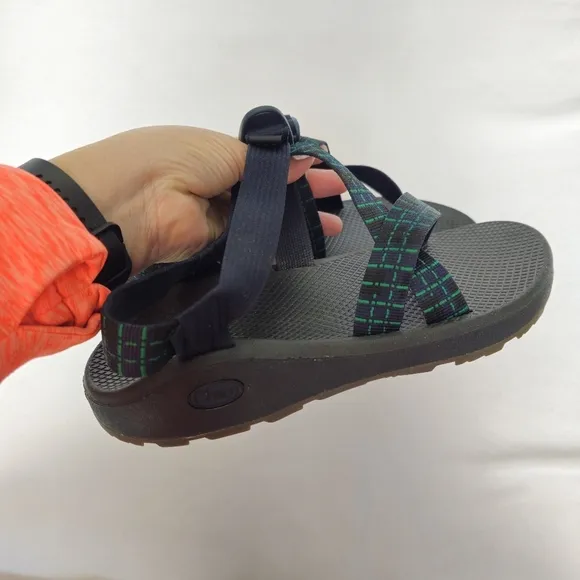 Chaco Green and Black Sandals Mens Size 10