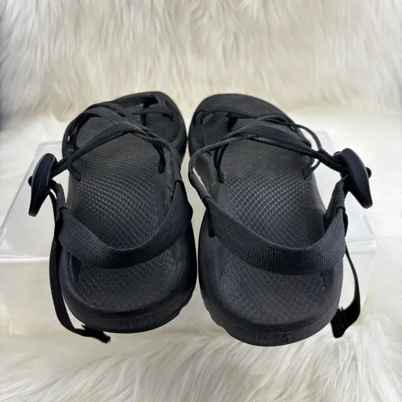 Chaco Hiking Black Sandals with Adjustable Straps and Durable Sole
