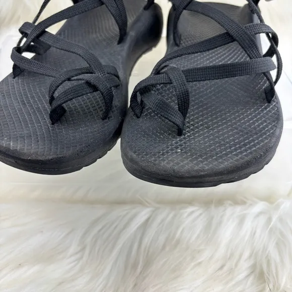 Chaco Hiking Black Sandals with Adjustable Straps and Durable Sole