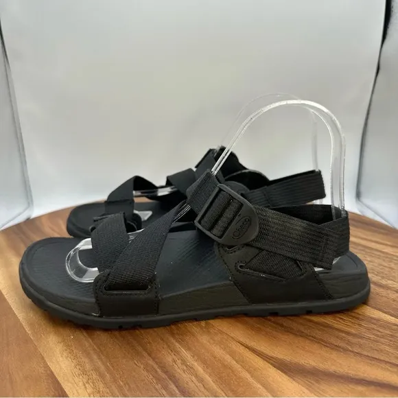 Chaco Lowdown Sandals Black Outdoor Travel Hiking‎ JCH107109 Men's Size 7