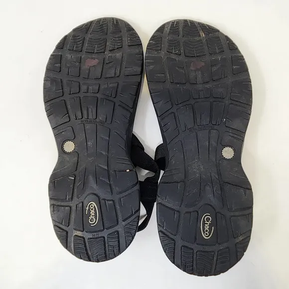 Chaco Mens Z Cloud 2 Black Adjustable Strap Outdoor Sandals Size 11 Toe Strap
