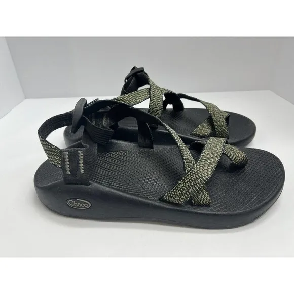 Chaco Men’s Z2 Yampa Outdoor Sandals Green Black Straps Comfort Casual Size 10​​