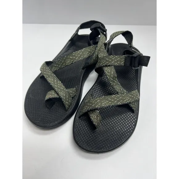 Chaco Men’s Z2 Yampa Outdoor Sandals Green Black Straps Comfort Casual Size 10​​