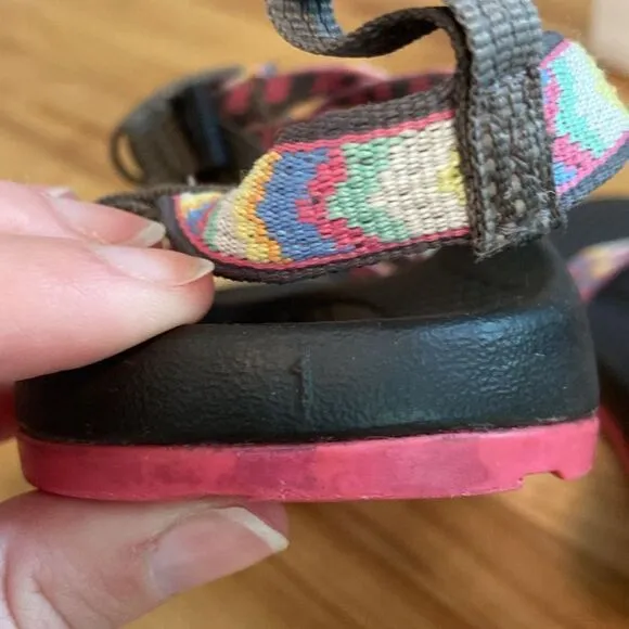 Chaco Multicolor ZX/1 Ecotread J180032 Outdoor Athletic Kids Sandals Size 1