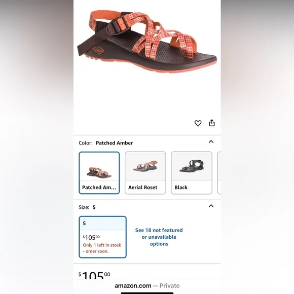 Chaco Orange and Brown Adventure Sandals