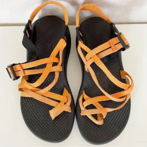 Chaco orange outdoor sandals Sz 6