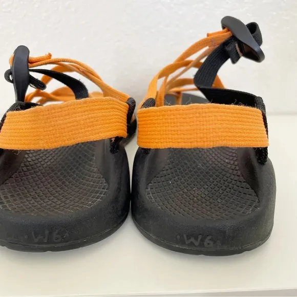 Chaco orange outdoor sandals Sz 6