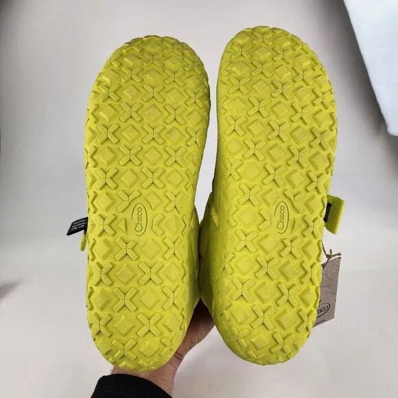 Chaco Ramble Puff Shoes Mens US 11 Hi Viz Green Yellow Outdoor Shoes Sneakers