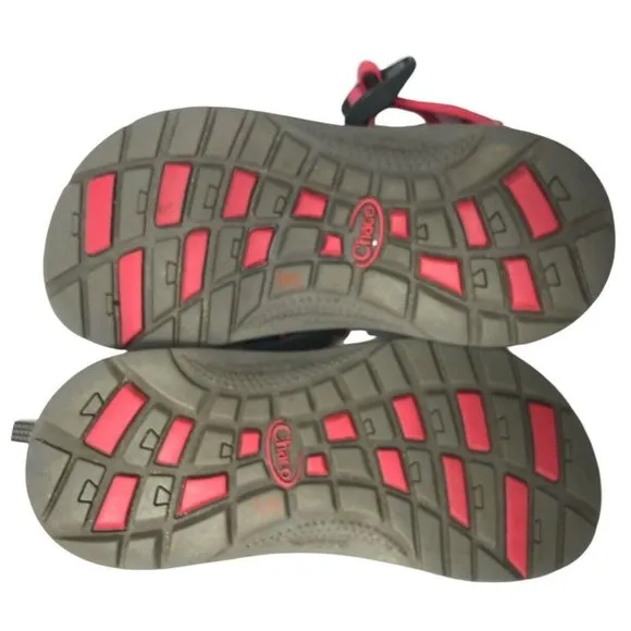 Chaco Sandals Girls 4 Pink Biege ZX/1 Ecotread Outdoor Hiking Sport Shoe Strappy