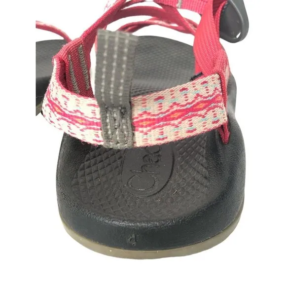 Chaco Sandals Girls 4 Pink Biege ZX/1 Ecotread Outdoor Hiking Sport Shoe Strappy
