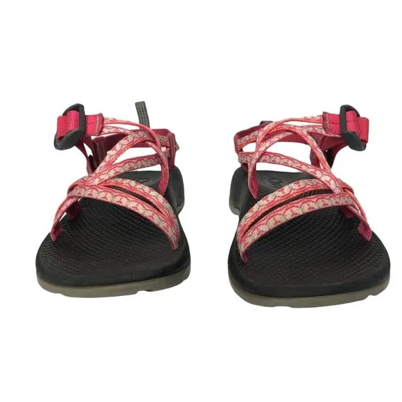 Chaco Sandals Girls 4 Pink Biege ZX/1 Ecotread Outdoor Hiking Sport Shoe Strappy