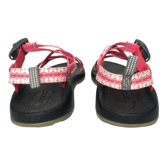 Chaco Sandals Girls 4 Pink Biege ZX/1 Ecotread Outdoor Hiking Sport Shoe Strappy