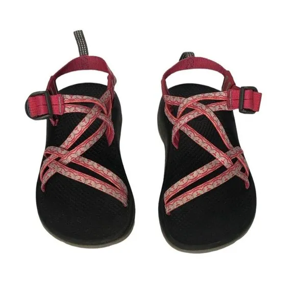Chaco Sandals Girls 4 Pink Biege ZX/1 Ecotread Outdoor Hiking Sport Shoe Strappy