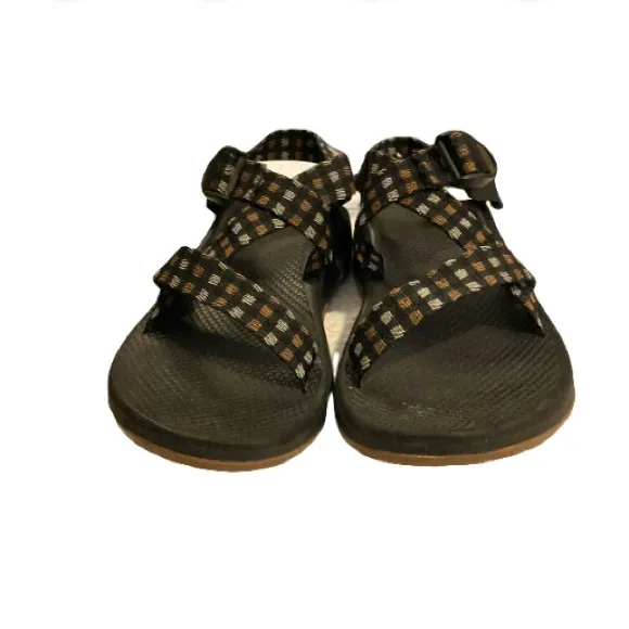 Chaco Sandals, Men’s Zcloud Black and Tan, Size 11