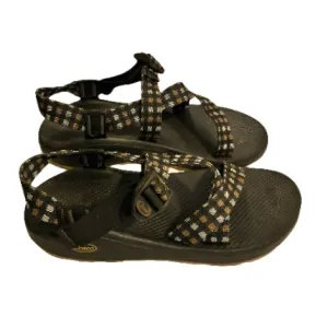 Chaco Sandals, Men’s Zcloud Black and Tan, Size 11