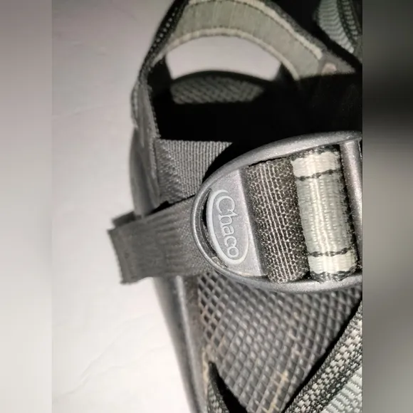 Chaco (Size 11) Men's Black &amp; Gray Z/1 Adjustable Strap Outdoor Open Toe Sandals