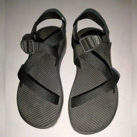 Chaco (Size 9) Black Classic Z-1 Strappy Vibram Outdoor Hiking Open Toe Sandals