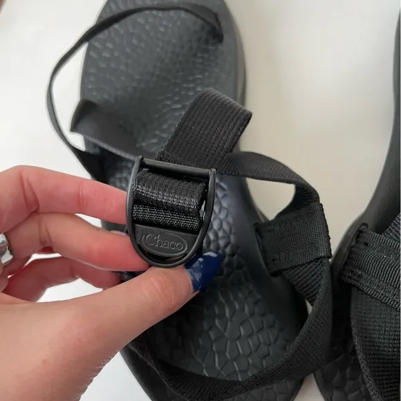 Chaco Updraft Bulloo Men’s Hiking Outdoor Adjustable Strap Sandals Black Size 12