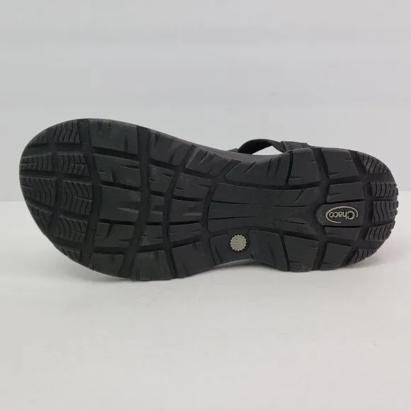 Chaco Updraft Ecotread Mens Size 12 Black Outdoor Hiking Sport Sandals J105615
