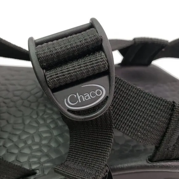Chaco Updraft Ecotread Mens Size 12 Black Outdoor Hiking Sport Sandals J105615