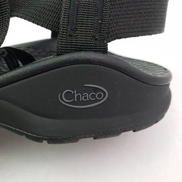 Chaco Updraft Ecotread Mens Size 12 Black Outdoor Hiking Sport Sandals J105615