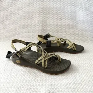 Chaco Women ZX2 Classic Strappy Outdoor Sandals in Pully Gold Size 10 JCH108074