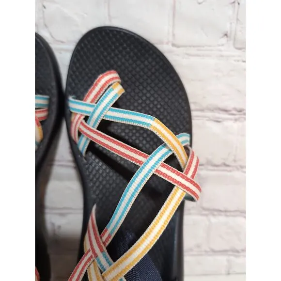 Chaco Women ZX/2 Size 8 Classic w/ Toe Loop Outdoor Sandal Multi Vary Primary