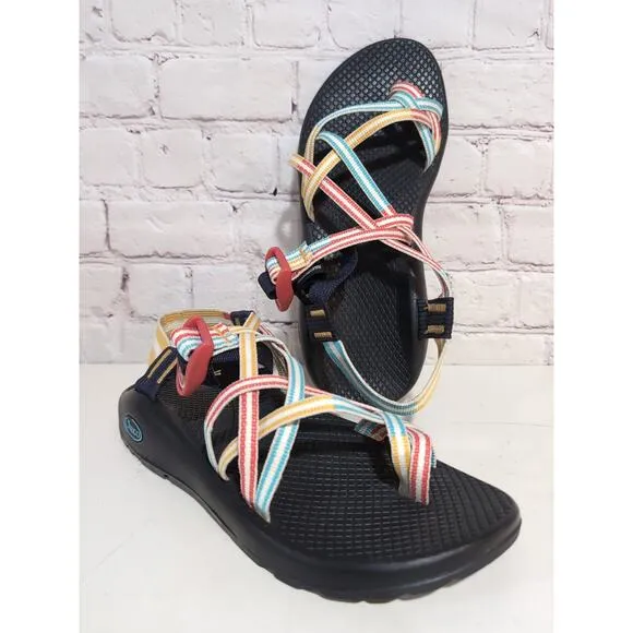 Chaco Women ZX/2 Size 8 Classic w/ Toe Loop Outdoor Sandal Multi Vary Primary