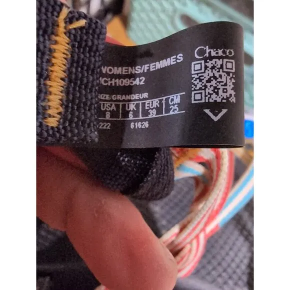 Chaco Women ZX/2 Size 8 Classic w/ Toe Loop Outdoor Sandal Multi Vary Primary