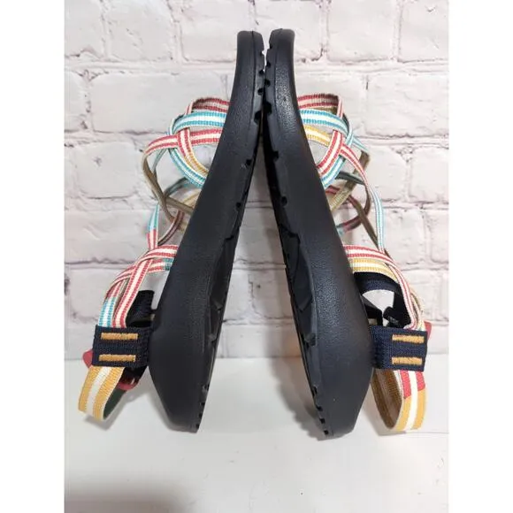 Chaco Women ZX/2 Size 8 Classic w/ Toe Loop Outdoor Sandal Multi Vary Primary