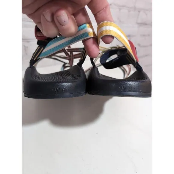 Chaco Women ZX/2 Size 8 Classic w/ Toe Loop Outdoor Sandal Multi Vary Primary
