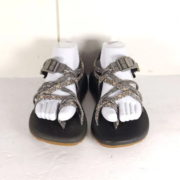 Chaco Women's Z X2 Classic Size US8 Creed Gray Strappy Hiking Outdoor Sandals