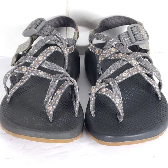 Chaco Women's Z X2 Classic Size US8 Creed Gray Strappy Hiking Outdoor Sandals