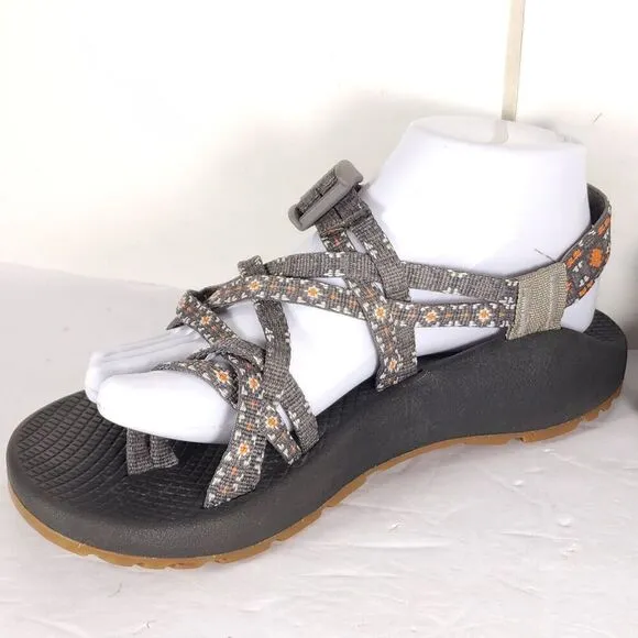 Chaco Women's Z X2 Classic Size US8 Creed Gray Strappy Hiking Outdoor Sandals