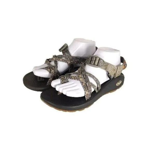 Chaco Women's Z X2 Classic Size US8 Creed Gray Strappy Hiking Outdoor Sandals