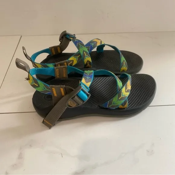 Chaco Z/1 Ecothread Hiking Outdoor Sandals Zigzag Size 5
