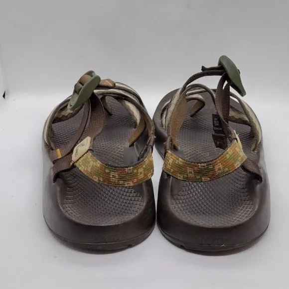Chaco Z/2 Unaweep Sandals Men's 10 Brown Cream Hiking Camping Outdoor Fishing