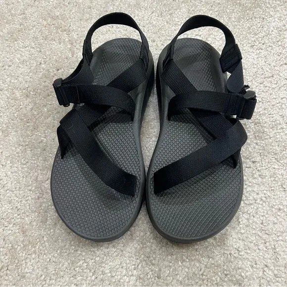 Chaco ZCloud NEW Men Banded Sandals Size 12 Solid Black J105593 Outdoor Hiking