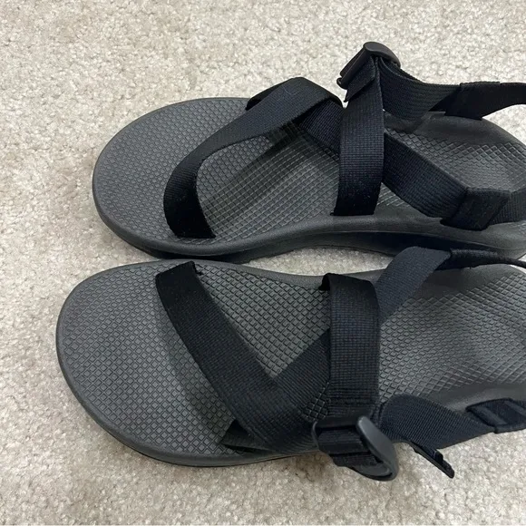 Chaco ZCloud NEW Men Banded Sandals Size 12 Solid Black J105593 Outdoor Hiking