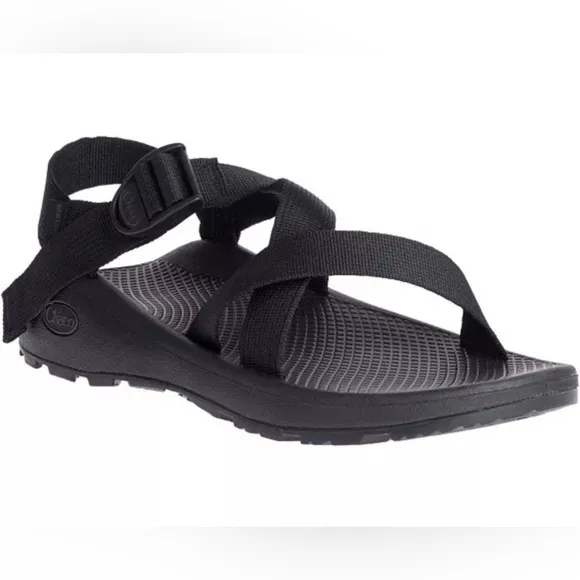 Chaco ZCloud NEW Men Banded Sandals Size 12 Solid Black J105593 Outdoor Hiking