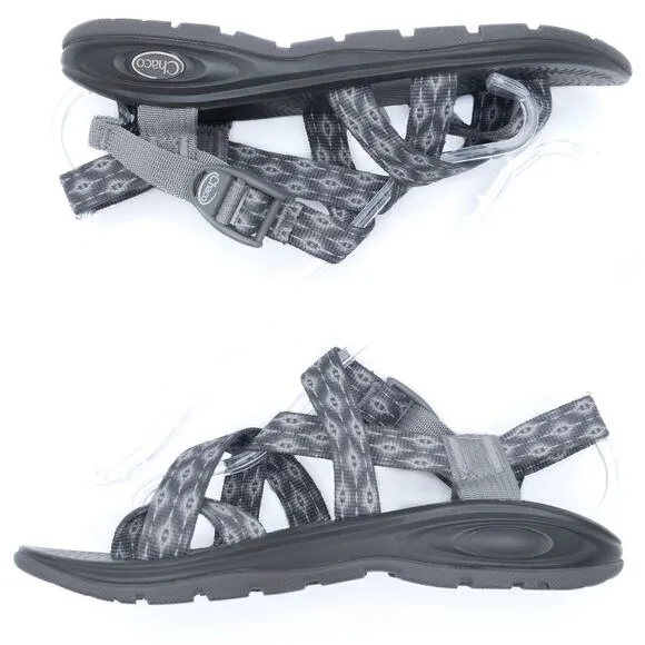 Chaco ZVolv 2 Nova Gray Outdoor Hiking Water Sandals Size 7