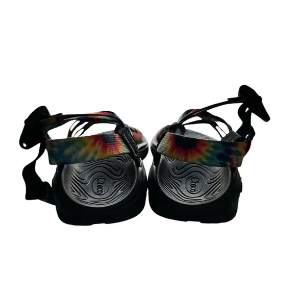 Chaco Z/Volv X2 Strappy Outdoor Sandals, Women's Size 5, Rainbow Tie Dye
