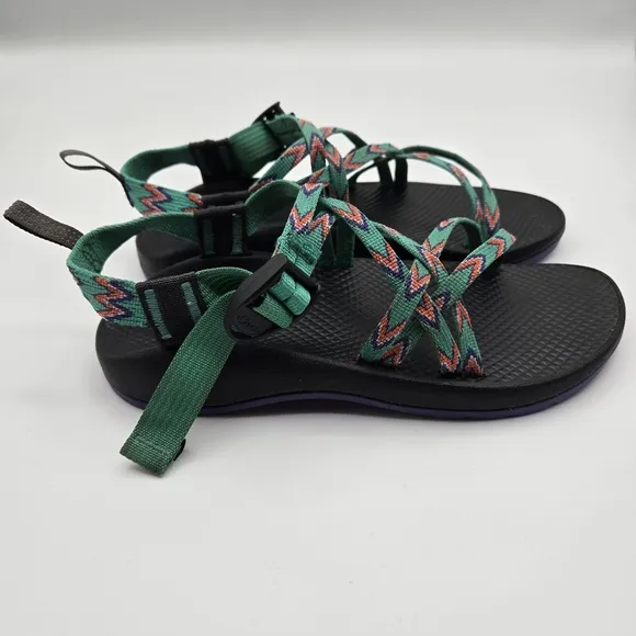 Chaco ZX1 EcoTread Sport Sandals Mint Leaf Girls Size 6 Outdoor Hiking